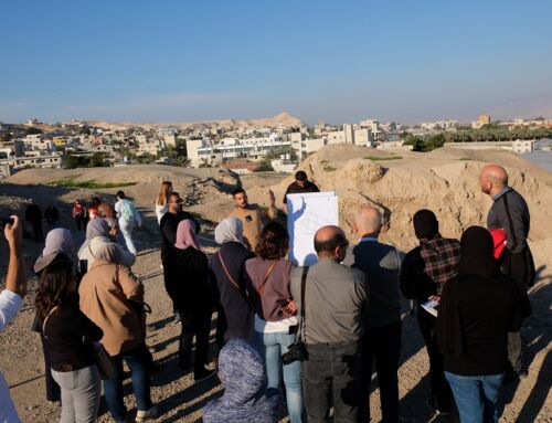 Formation à la conservation des vestiges archéologiques en terre à Jericho