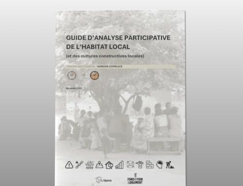 PARUTION | Guide d’analyse participative de l’habitat local